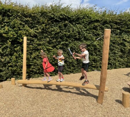 Robinia balanceertoestel Neushoorn Robinia balanceertoestel Neushoorn