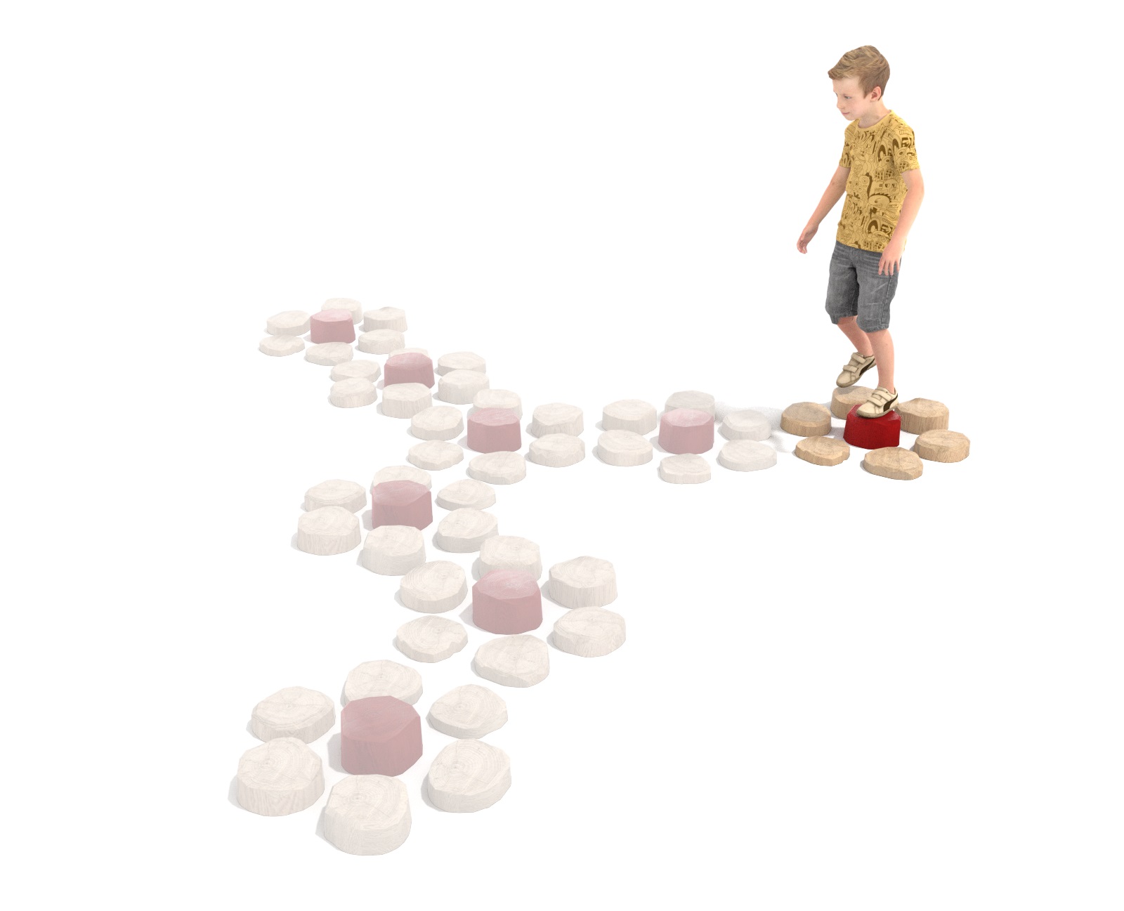 Robinia set stapschijven Robinia set stapschijven