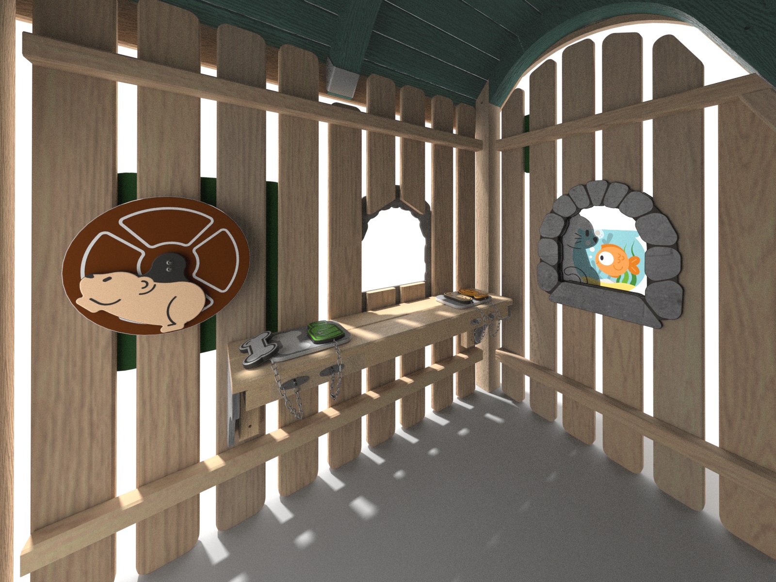 Robinia speelhuisje Dierenarts