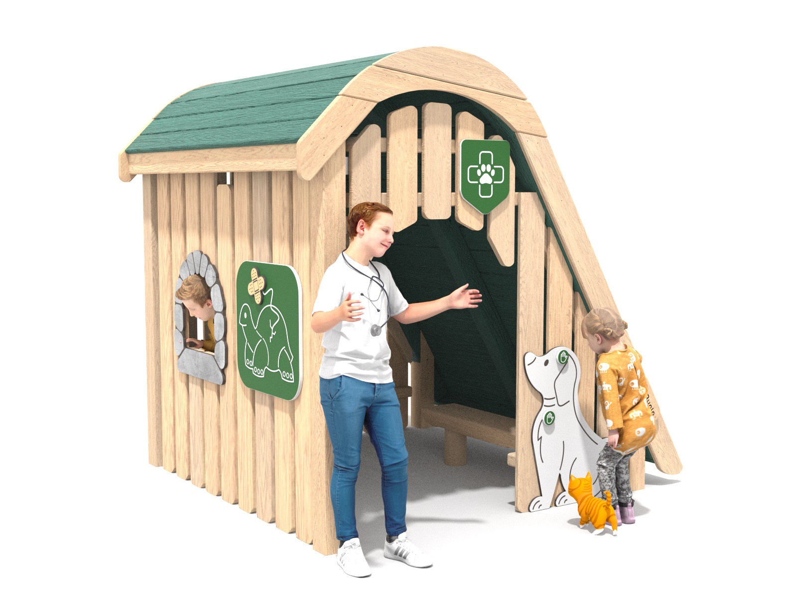 Robinia speelhuisje Dierenarts