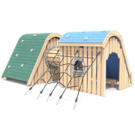 Robinia speelhuisje duo Tube