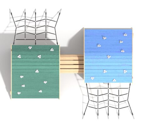 Robinia speelhuisje duo Tube