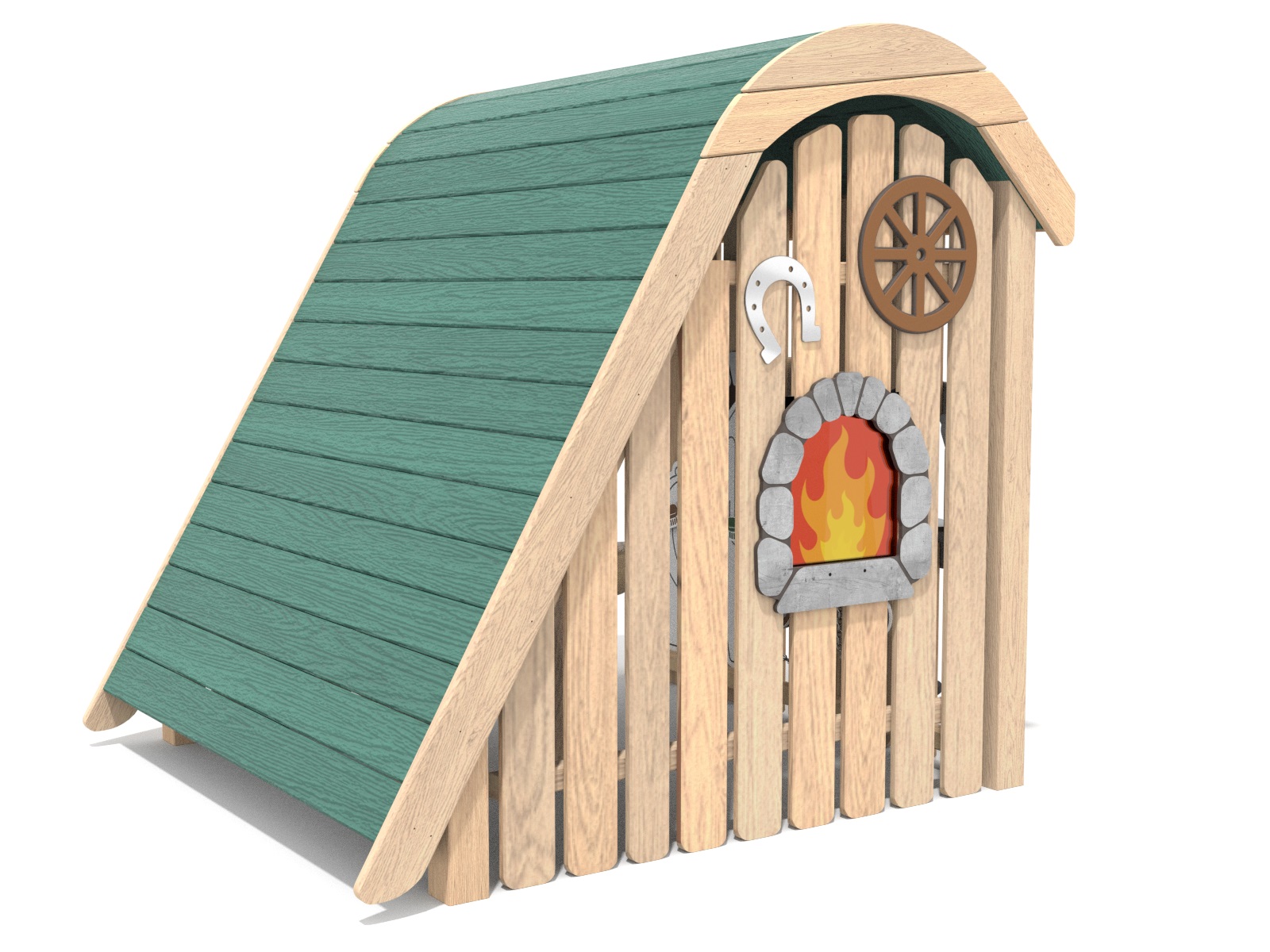 Robinia speelhuisje hoefsmederij