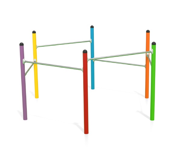 Regenboogduikelrek zeskant Regenboogduikelrek zeskant