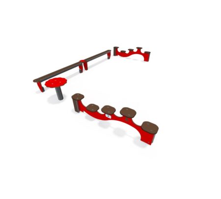 Evenwichtsparcours Romane