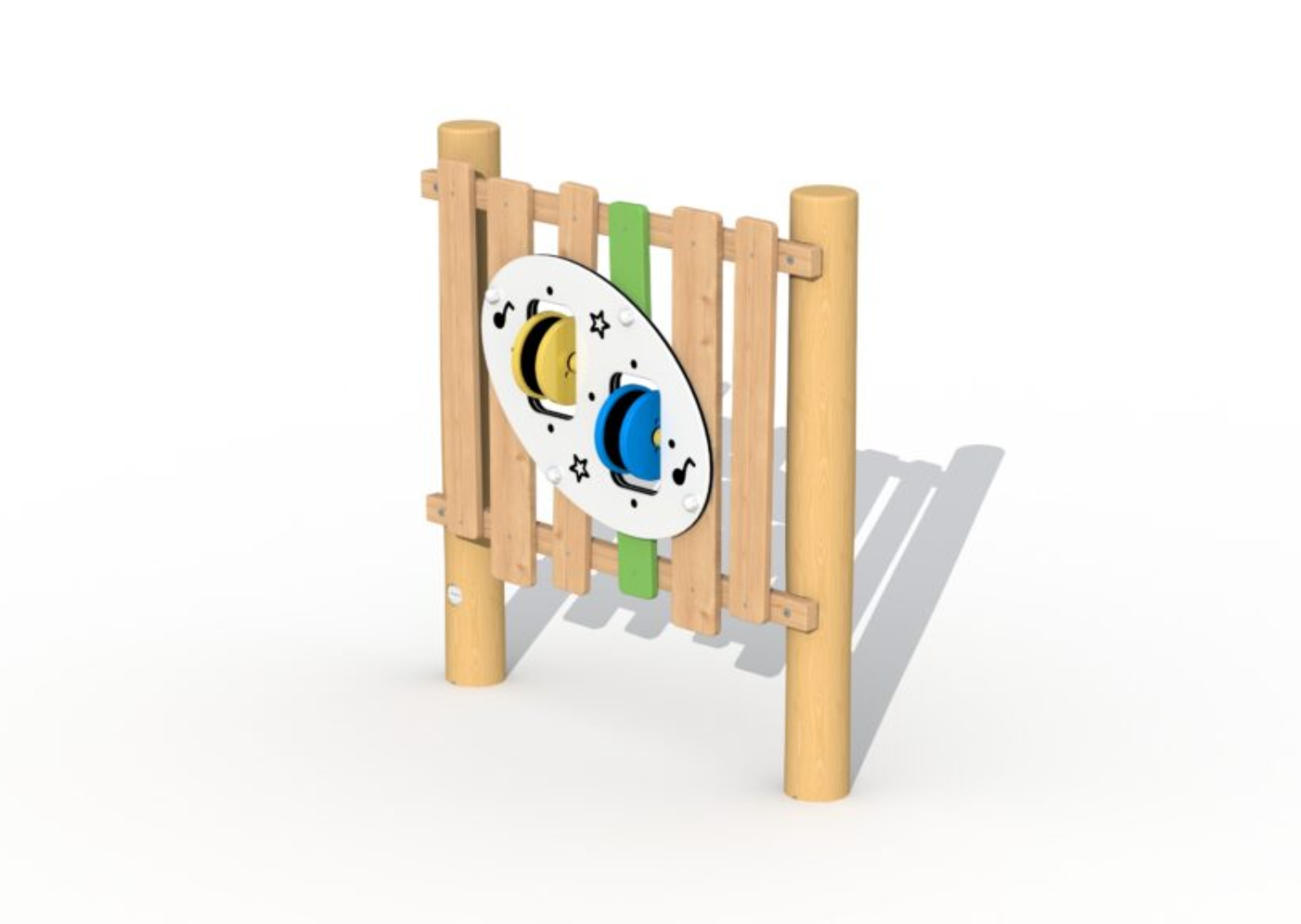 Robinia spelpaneel draaitrommel (1)