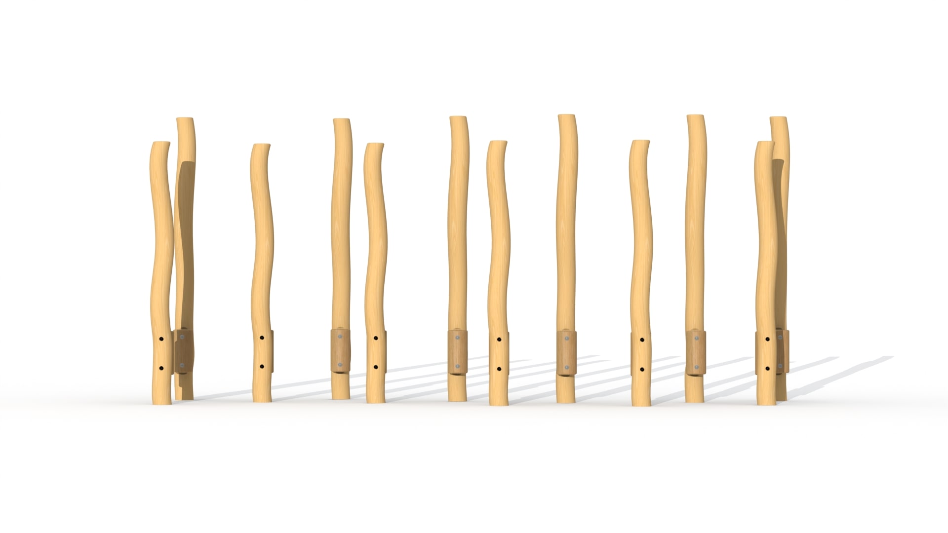 Robinia steltenpad 12 palen 2 Robinia steltenpad 12 palen 2