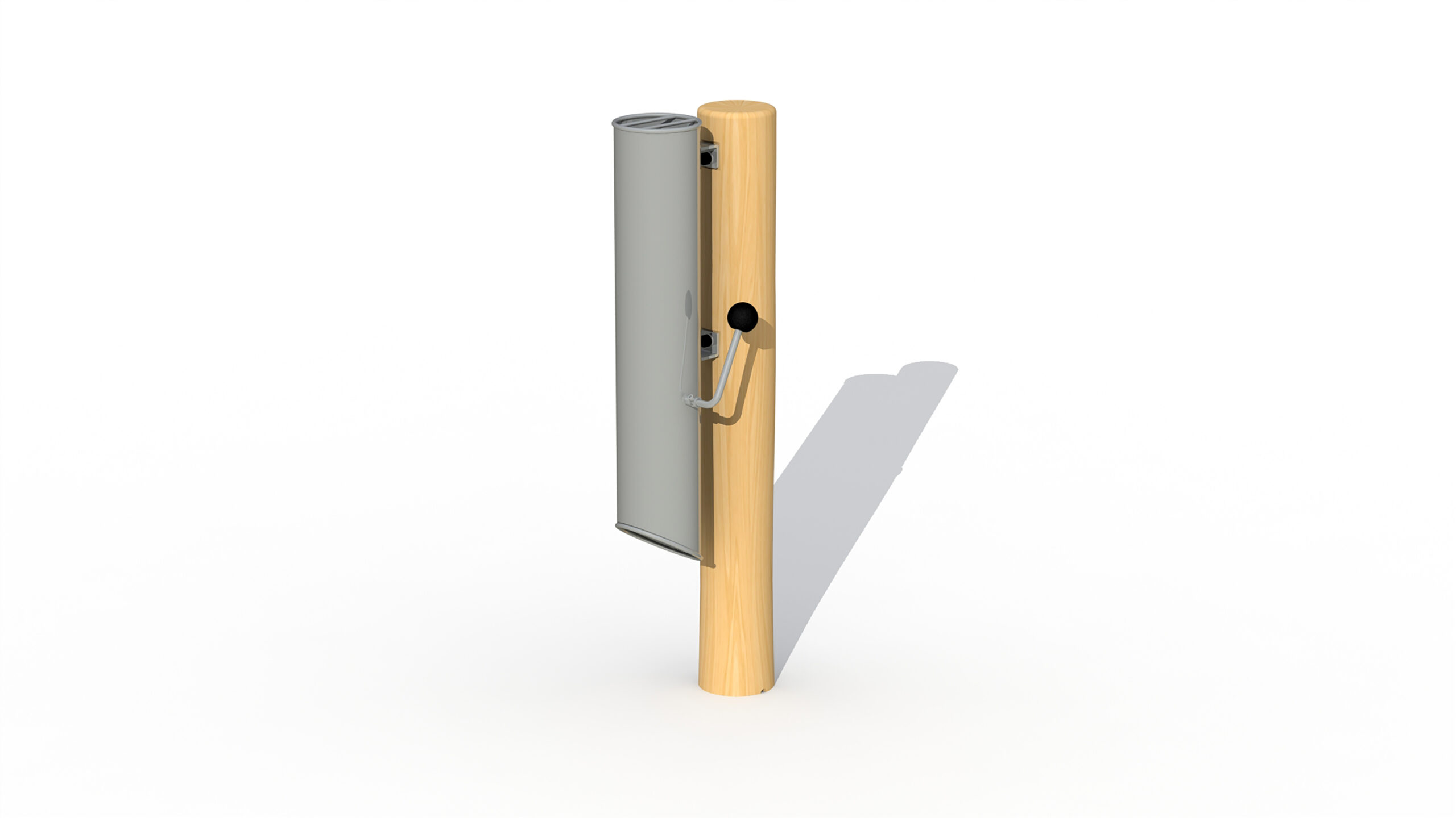 Zandkoker met paal (1)