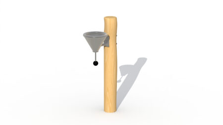 Zandtrechter met paal (1)