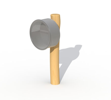 Zandtrommel met paal (1) Zandtrommel met paal (1)