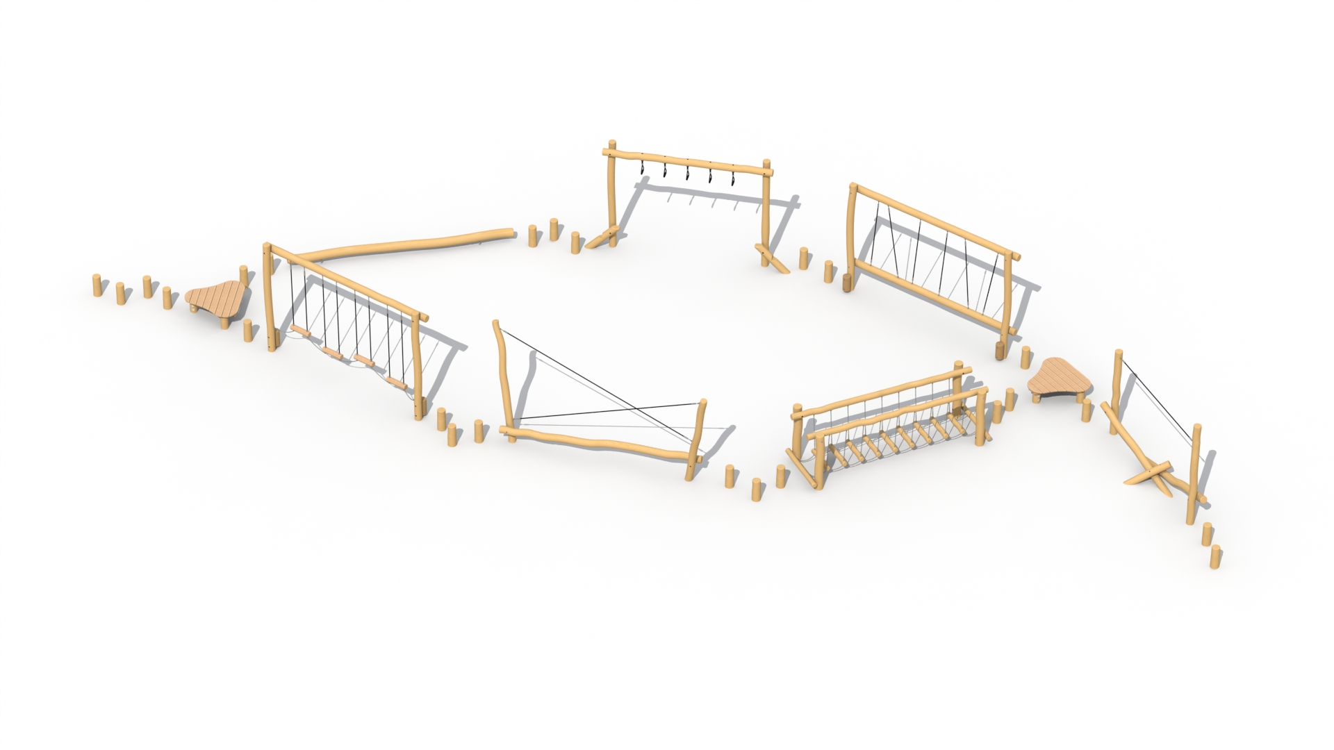 Touwenparcours type A