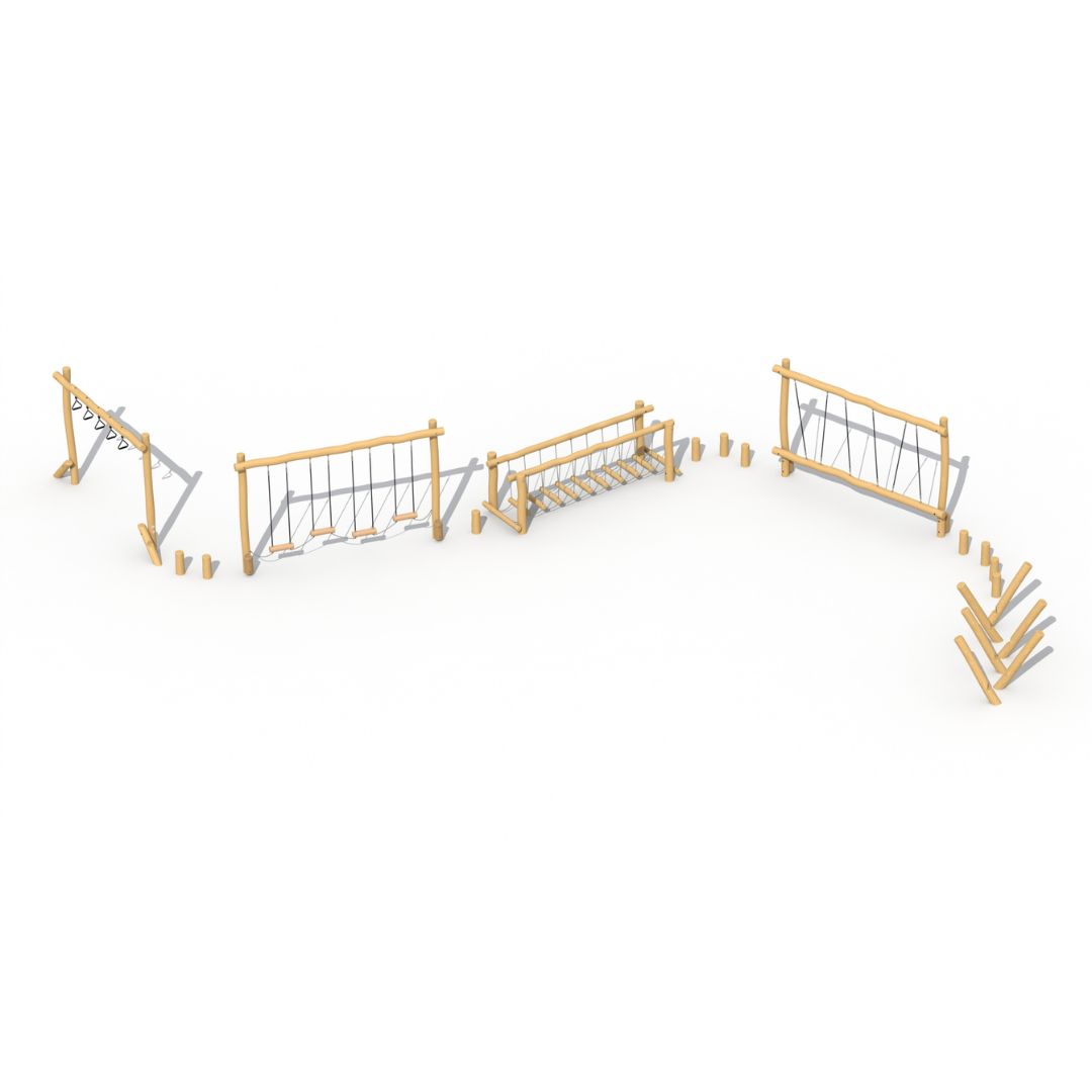 Touwenparcours type C Touwenparcours type C