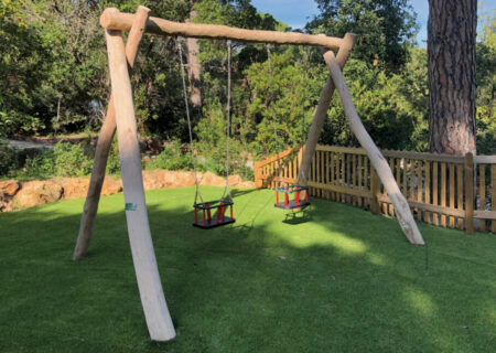 RO101 Robinia dubbele schommel