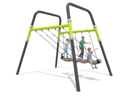 Metalen familieschommel Metalen familieschommel