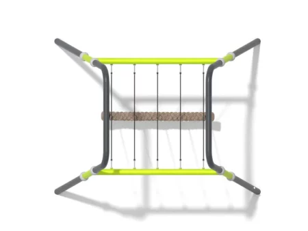 Metalen familieschommel bovenaanzicht Metalen familieschommel bovenaanzicht