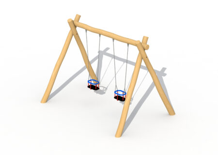 RO101 Robinia dubbele schommel