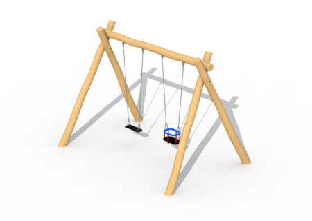 RO101 Robinia dubbele schommel