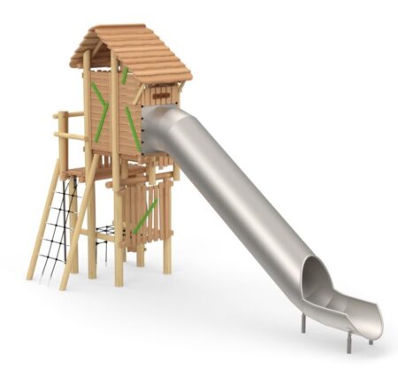 Robinia Ridderburcht met kokerglijbaan