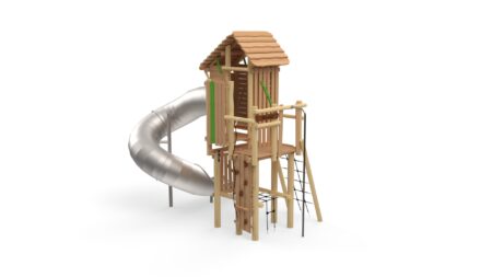 Robinia Ridderburcht met spiraalglijbaan (1) Robinia Ridderburcht met spiraalglijbaan (1)