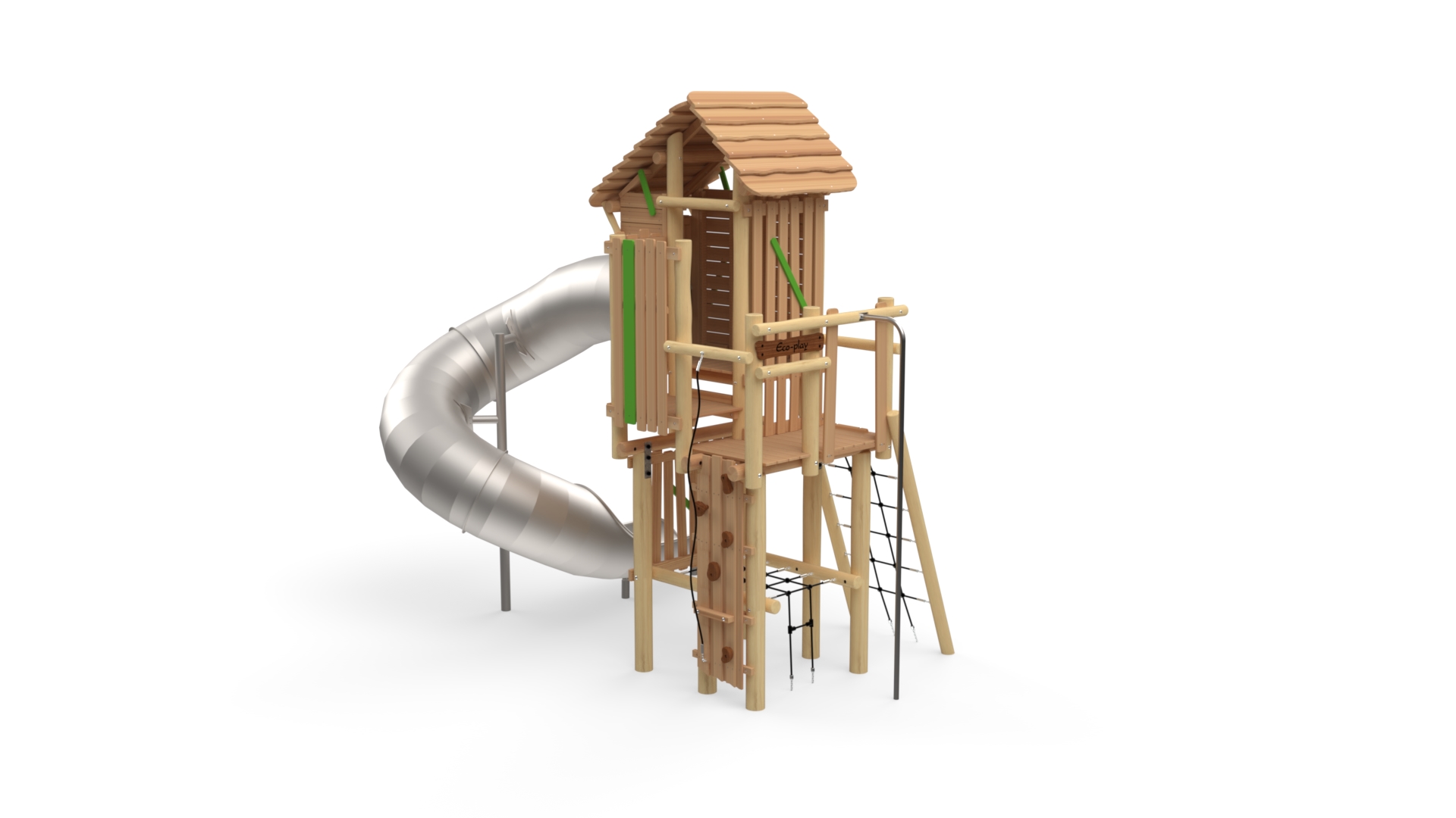 Robinia Ridderburcht met spiraalglijbaan (1) Robinia Ridderburcht met spiraalglijbaan (1)