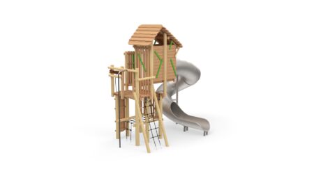 Robinia Ridderburcht met spiraalglijbaan (3) Robinia Ridderburcht met spiraalglijbaan (3)