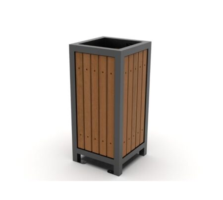 Houten afvalbak (4) Houten afvalbak (4)