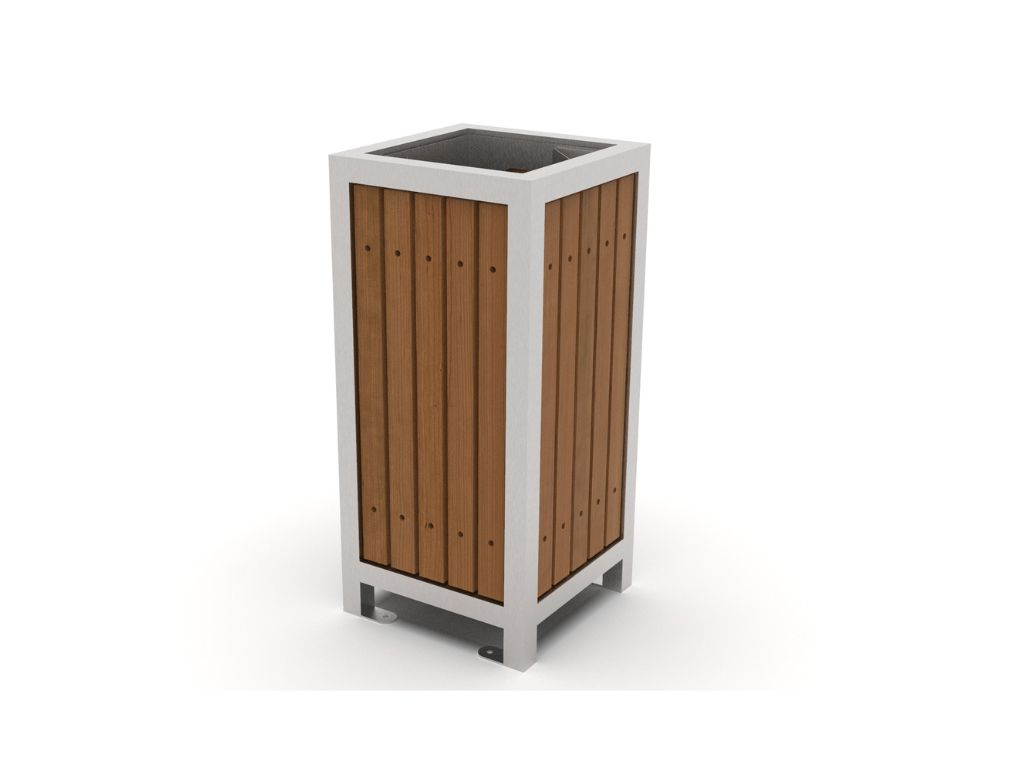 Houten afvalbak (5) Houten afvalbak (5)