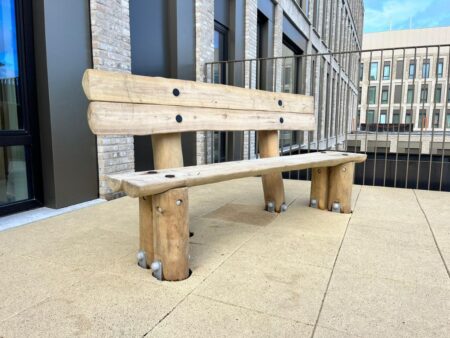 Robinia bank met rugleuning 1 Robinia bank met rugleuning 1