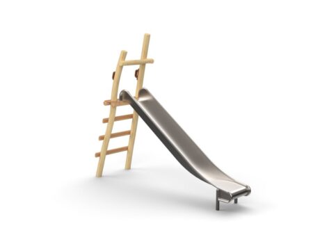 Hoge vrijstaande glijbaan