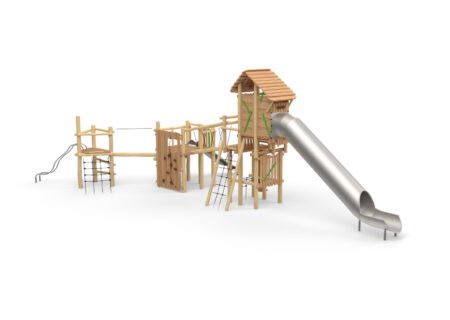 Robinia Maxi-Ridderburcht met kokerglijbaan