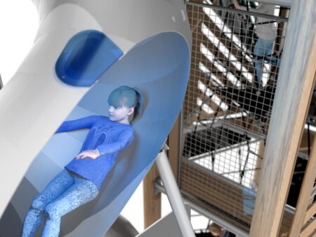 Robinia klimtoren – Glijbaan Robinia klimtoren – Glijbaan