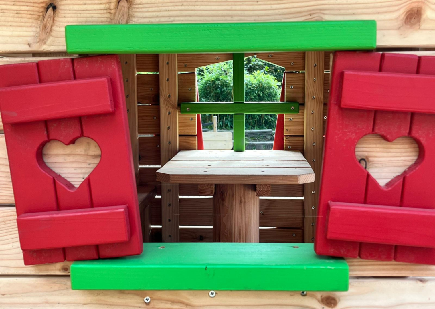 Robinia Boswachtershuisje kunststof glijbaan