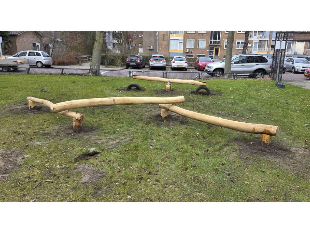 Robinia evenwichtsbalk 3-delig (2)