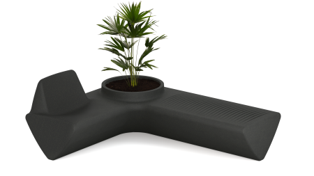 Loope OneL bank met plantenbak