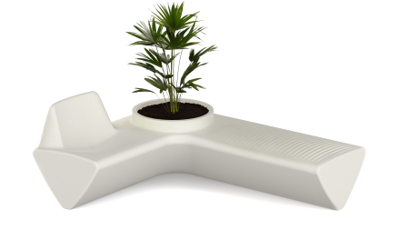 Loope OneL bank met plantenbak