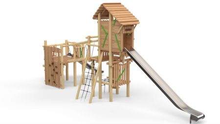 Robinia Ridderburcht hoge glijbaan