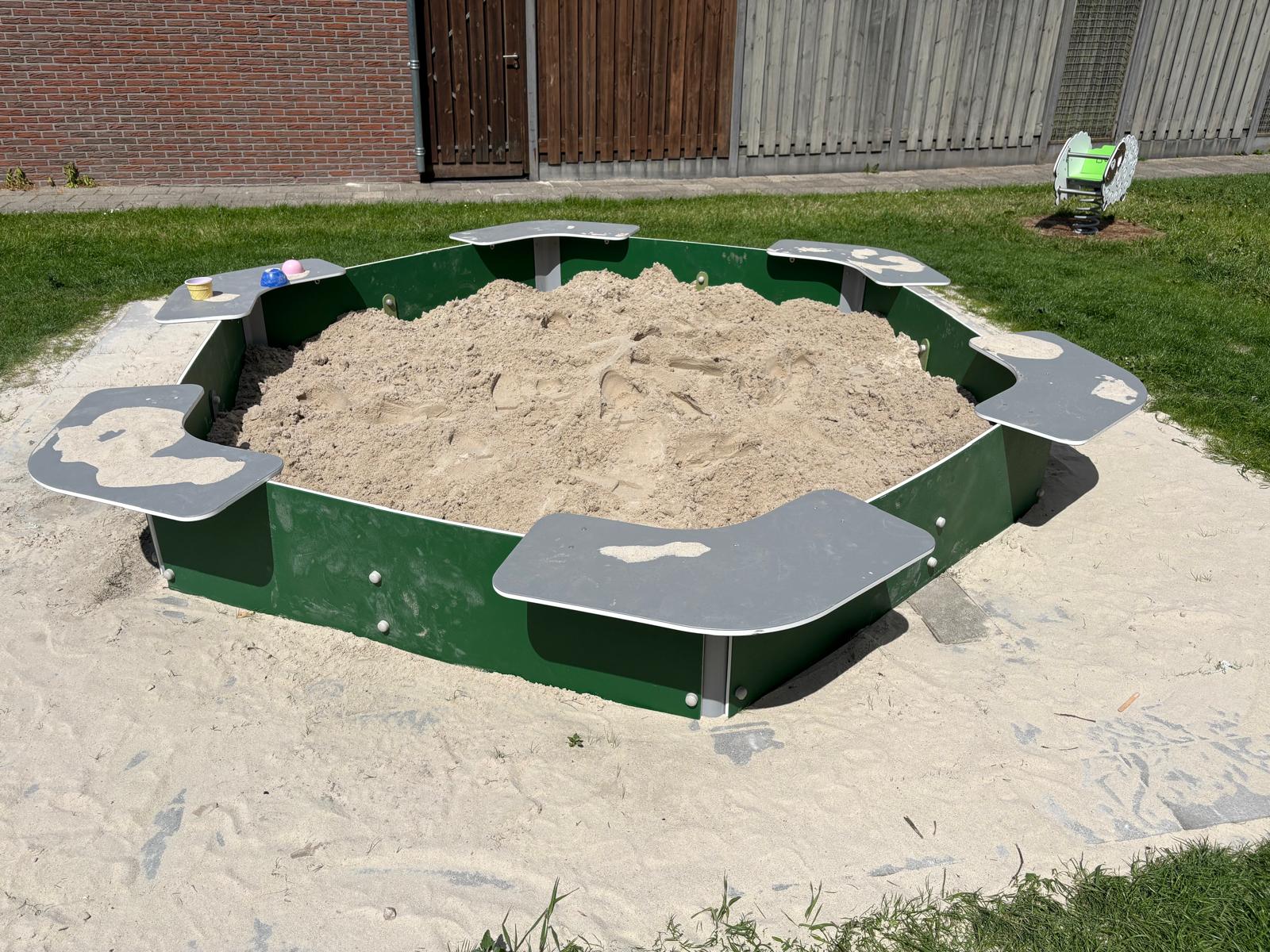 groene zandbak
