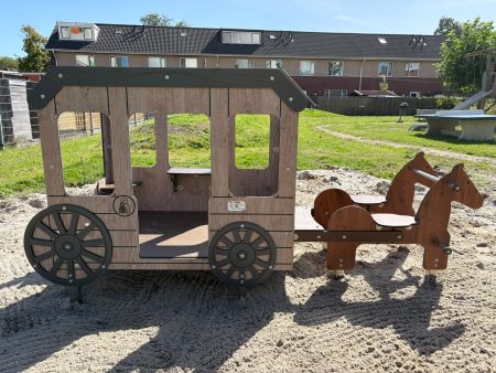 Paard met koets